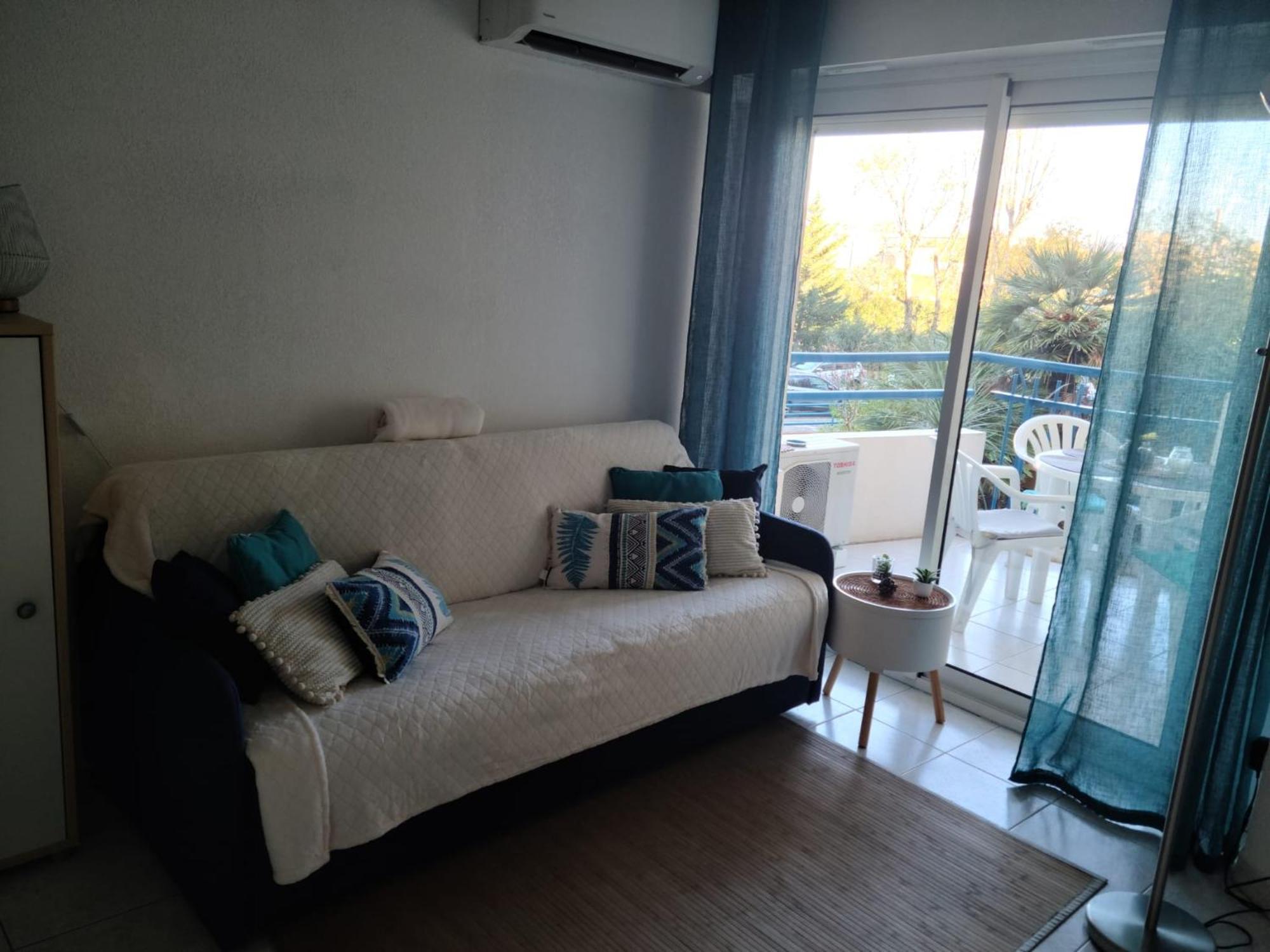 T2 climatisé à 5 minutes à pied de la plage avec parking, piscine et wifi Fréjus Extérieur photo